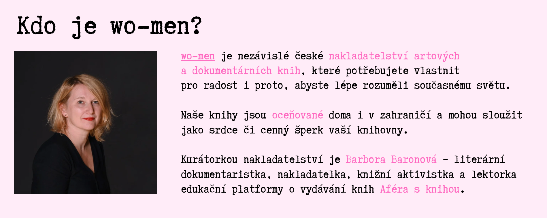 kdo jsme pink